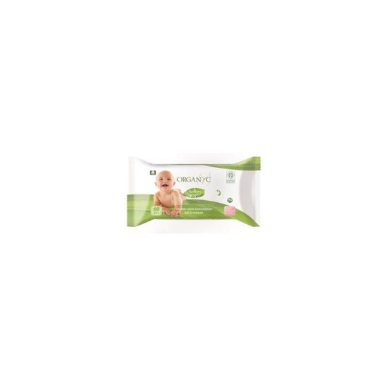 Organyc toallitas bebé BIO 60uds
