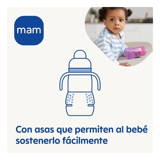 MAM Biberón Vaso de Aprendizaje Rosa 220ml