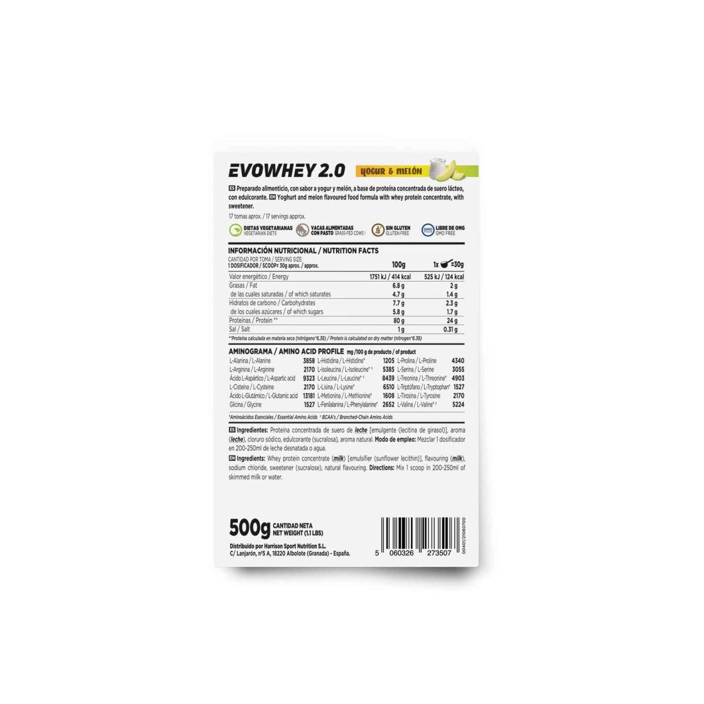 HSN Evowhey Protein Yogur y Melón 500g