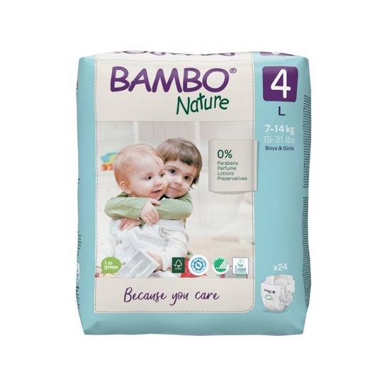 Bambo Nature Pañal Talla 4 L 48uds