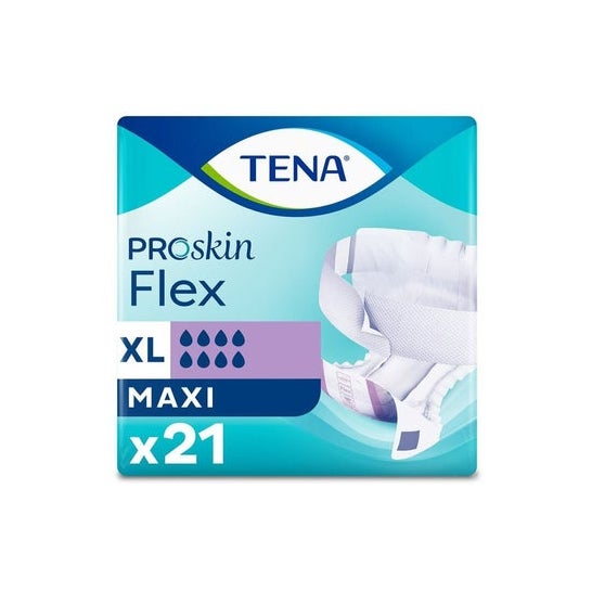 Tena Pañal ProSkin Flex Maxi Talla XL 21uds