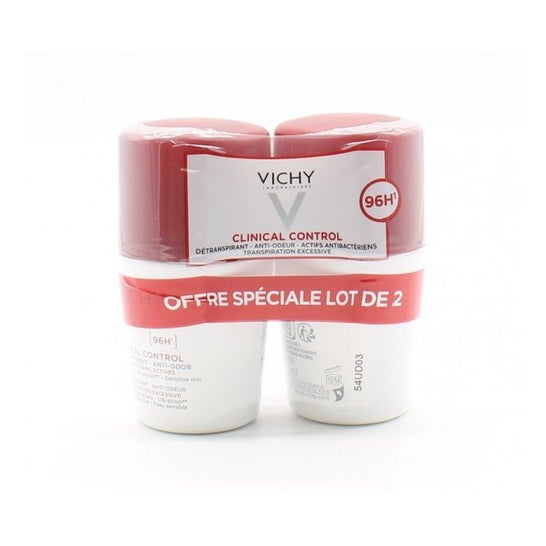 Vichy Desodorante Clinical Control 96h Roll-on 2x50ml