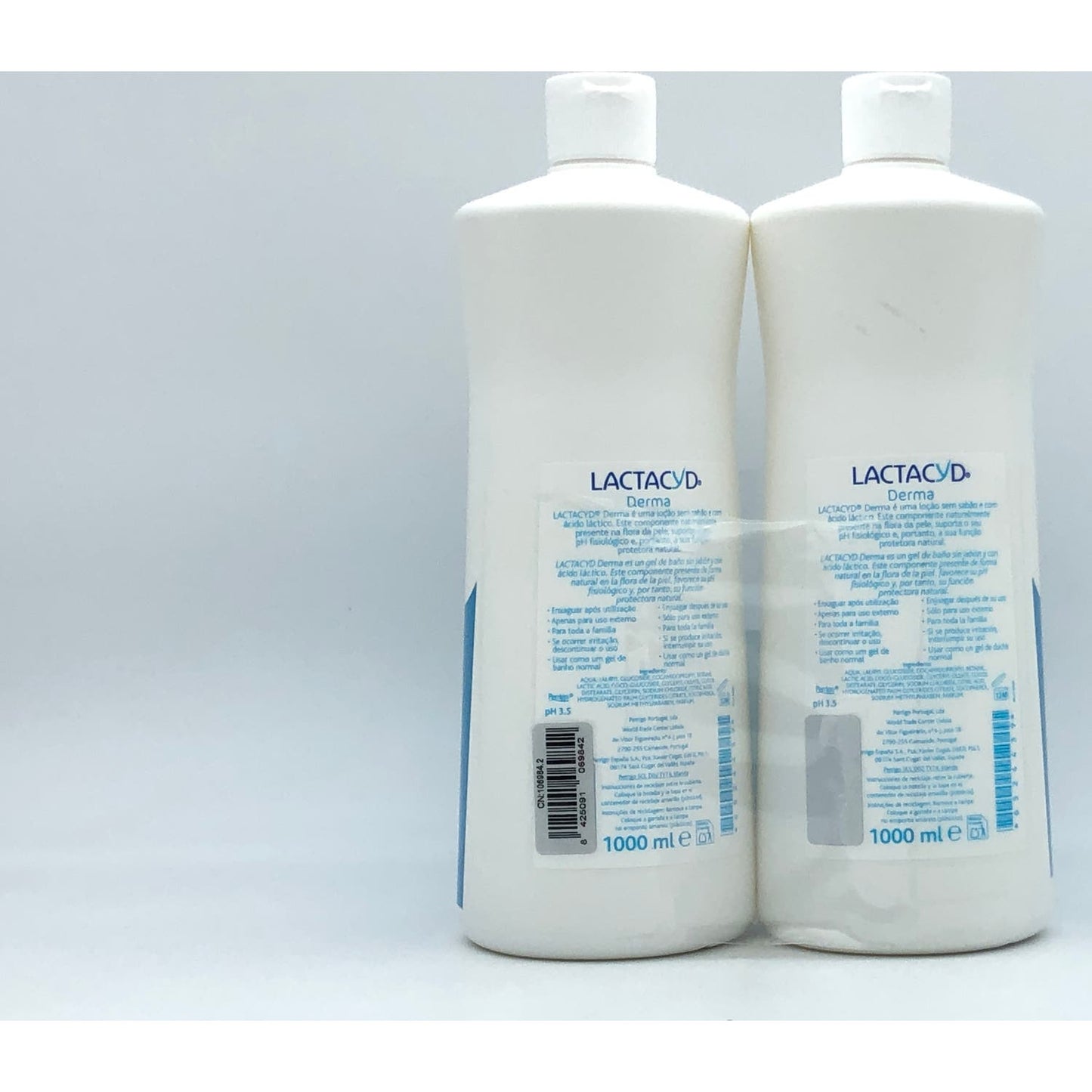 Lactacyd Derma Gel de Baño 2x1000ml