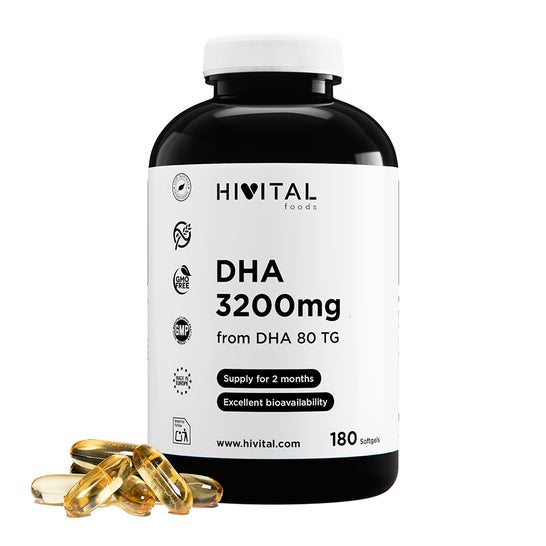 HIVITAL DHA 3200 mg 180 cáps blandas