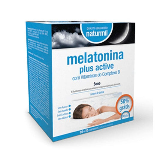 Naturmil Melatonina Plus Active 1,9mg 60+30comp