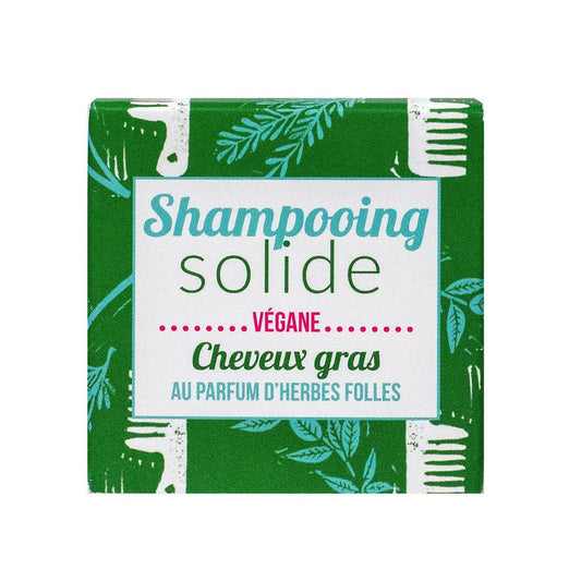 Champú de Pelo graso Sólido Lamazuna Fragancia de Hierbas 55 g