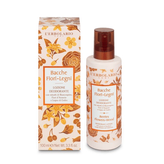 L'Erbolario Bayas Flores Desodorante Loción 100 ml