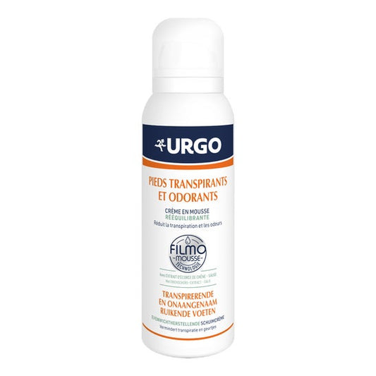 Urgo Crème En Mousse Pieds Transpirants Et Odorants 125ml