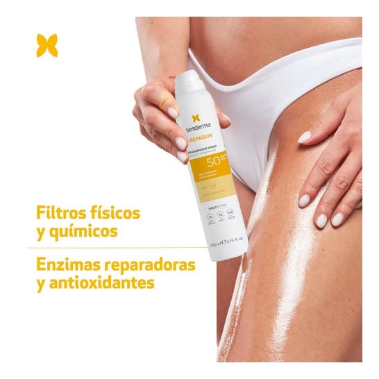 Sesderma Repaskin Fotoprotector Corporal Spray Transparente SPF50+ 200ml