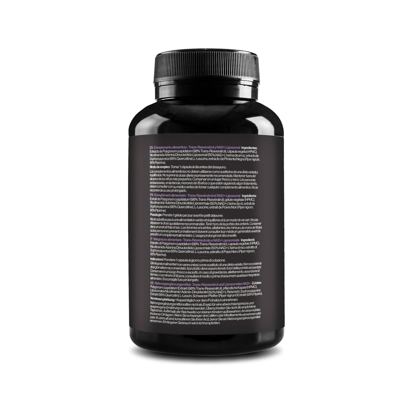 Zenement Trans-Resveratrol & Liposomal NAD+ 90caps