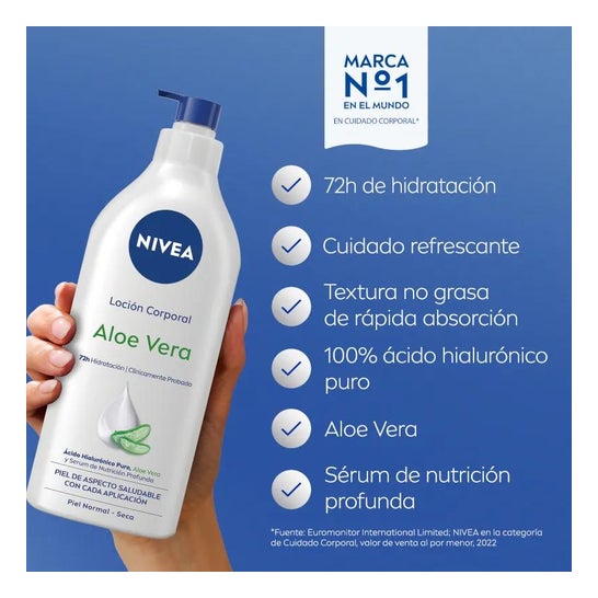 Nivea Aloe Vera Body Lotion Normal and Dry Skin 625ml