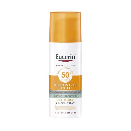 Eucerin Sun Oil Control Dry Touch Gel-Crema Tono Claro SPF50+ 50ml