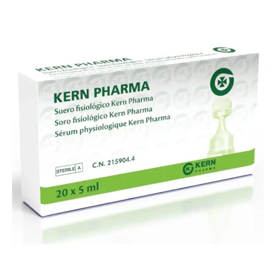 Kern Pharma suero fisiológico estéril monodosis 20x5ml