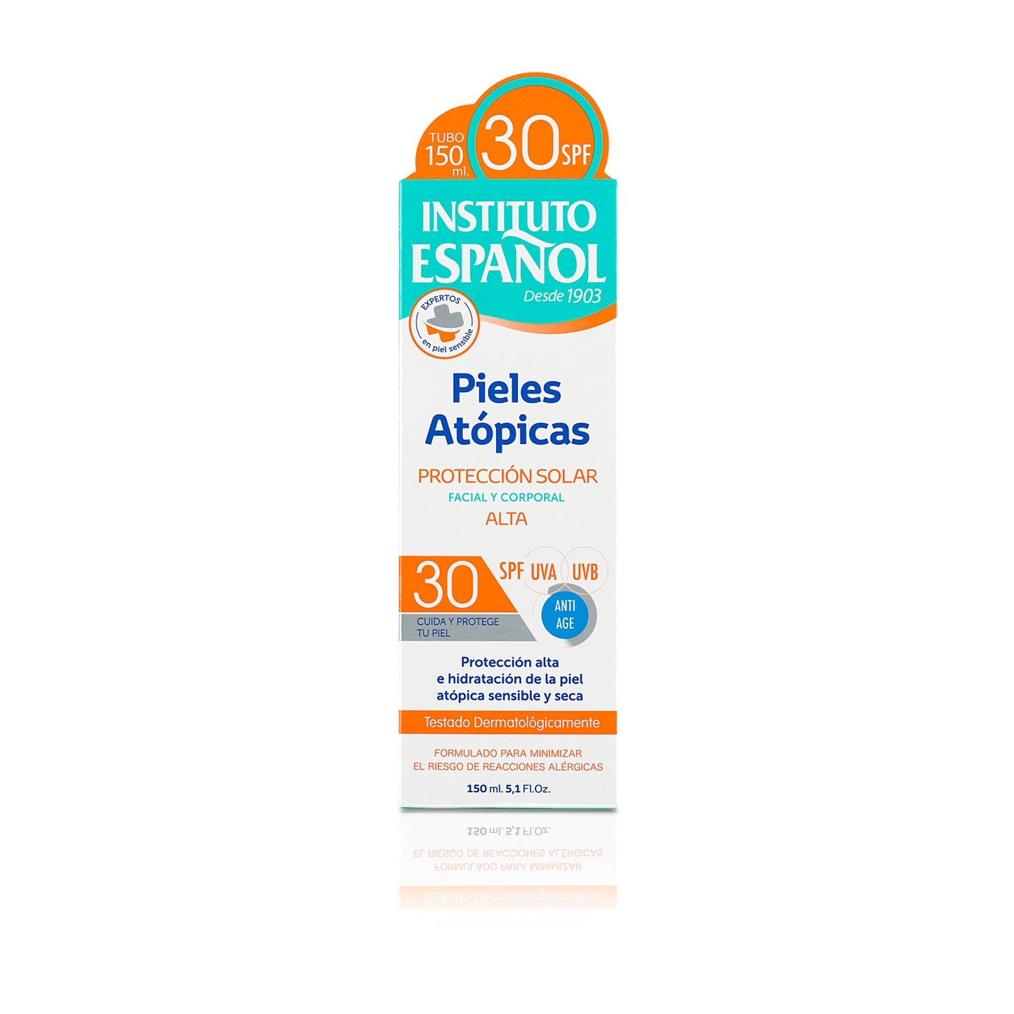 Instituto Español Protección Solar Pieles Atópicas SPF30+ 150ml