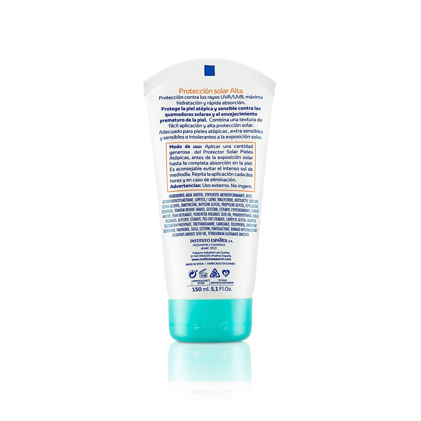 Instituto Español Protección Solar Pieles Atópicas SPF30+ 150ml