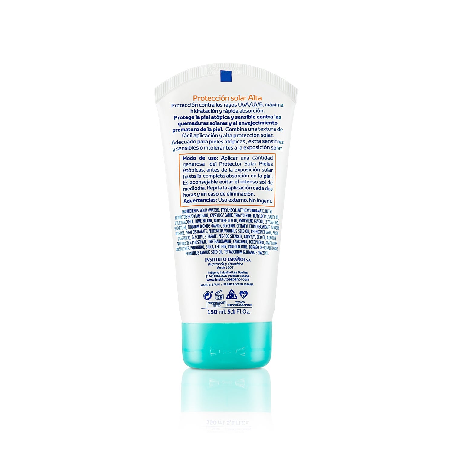 Instituto Español Protección Solar Pieles Atópicas SPF30+ 150ml