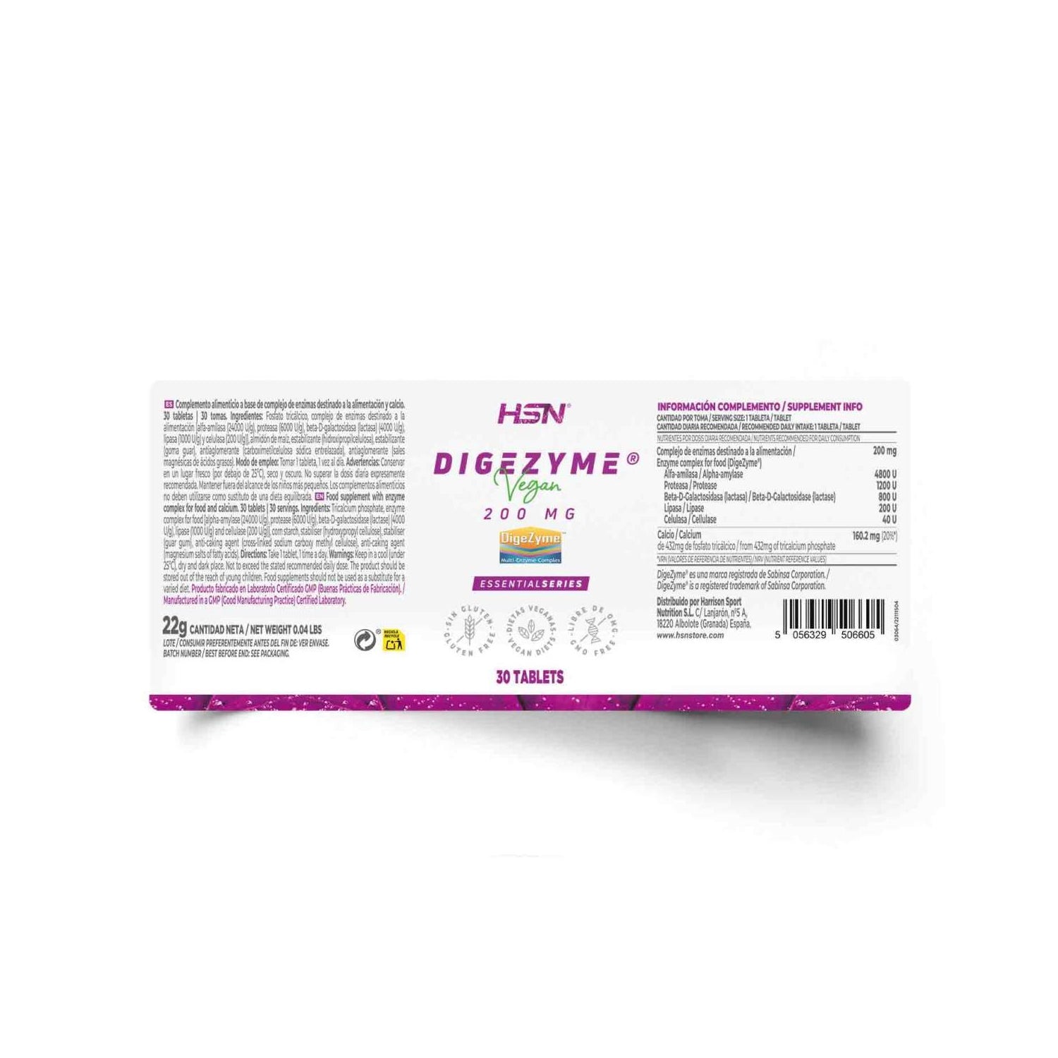 HSN Digezyme® 200mg 30comp