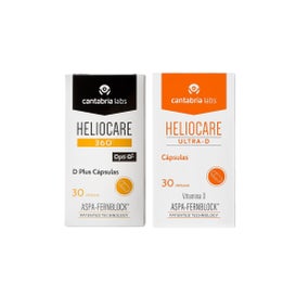 Heliocare Pack Cápsulas 360º D Plus 30 caps + Ultra-D 30 caps