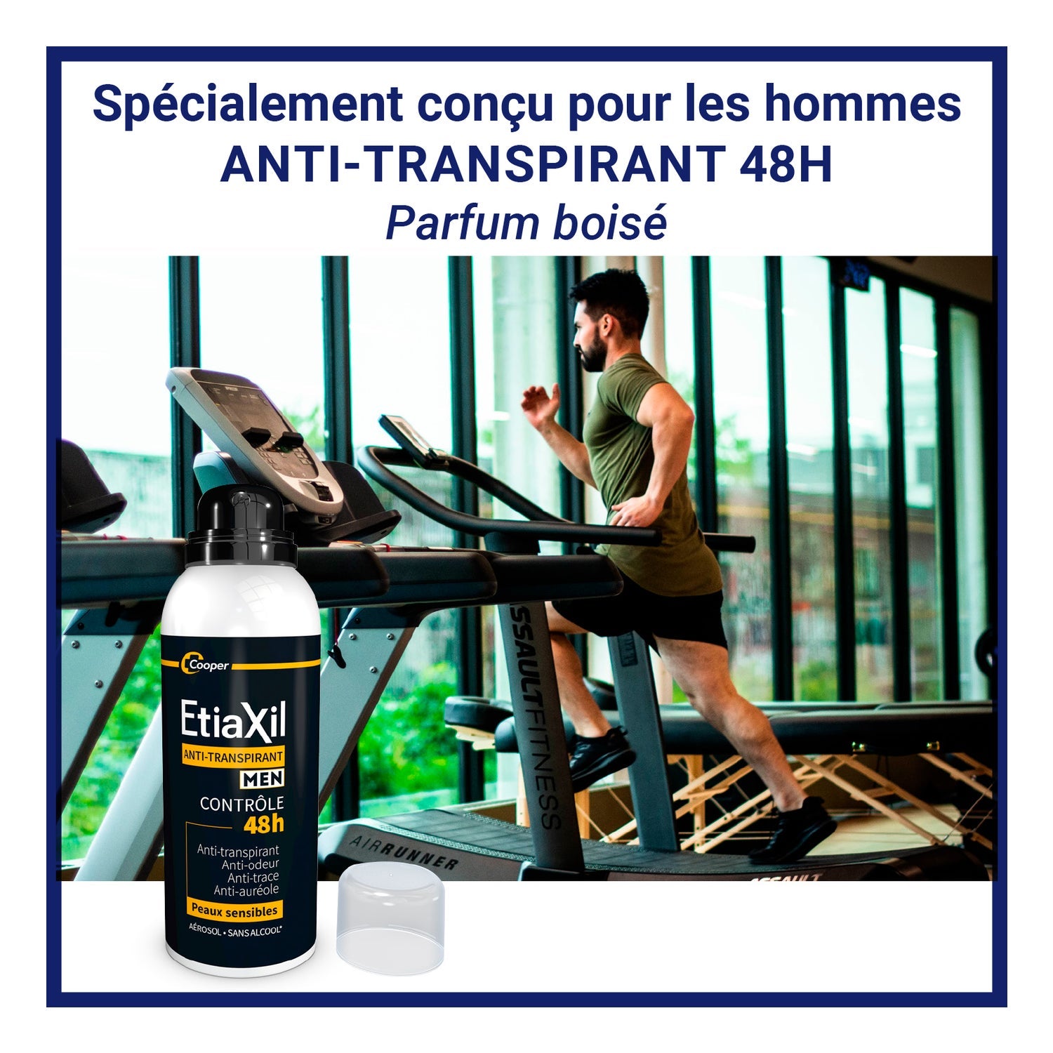 Etiaxil Anti-Transpirant Men 48h Aérosol 2x150ml