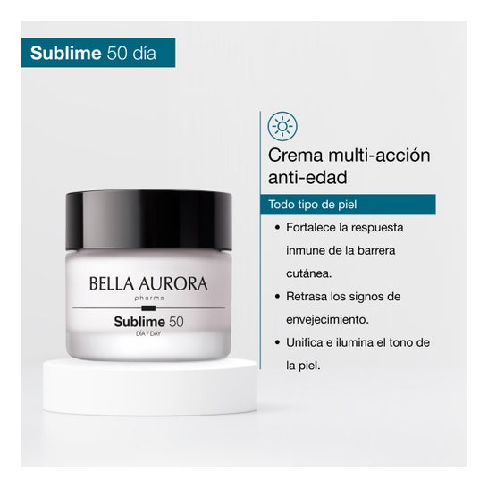 Bella Aurora Sublime 50 Crema Día Multi-Acción Anti-Edad +50 años 50ml