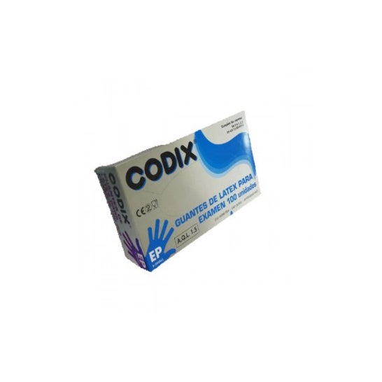 Guantes Vinilo Codix 100 U T- Peq