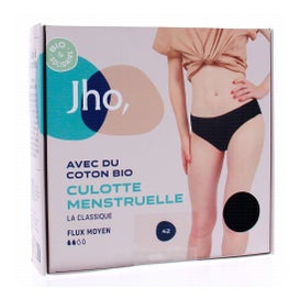 Jho Braguita Menstrual Algodón Bio Flujo Medio T42 1ud