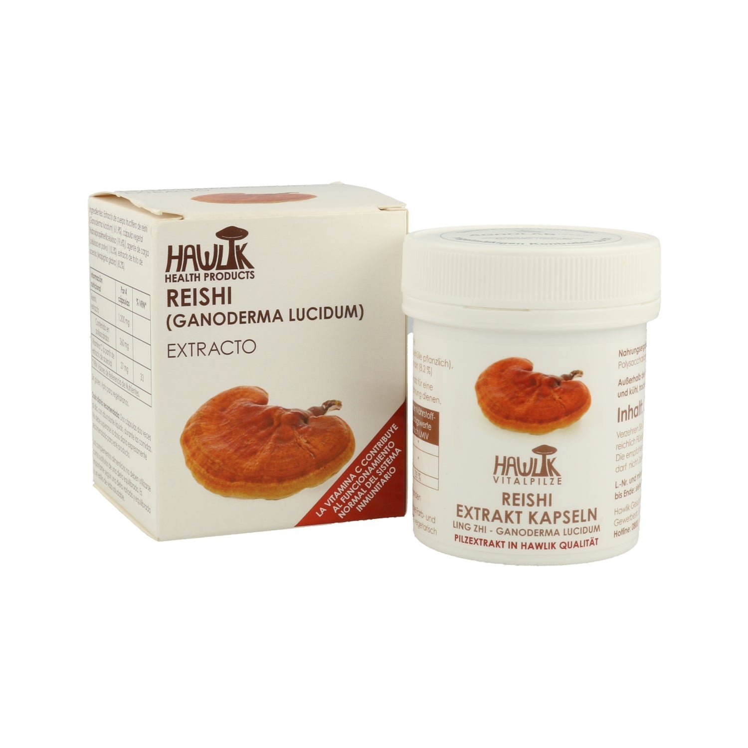 Hawlik Extracto Puro de Reishi 60caps