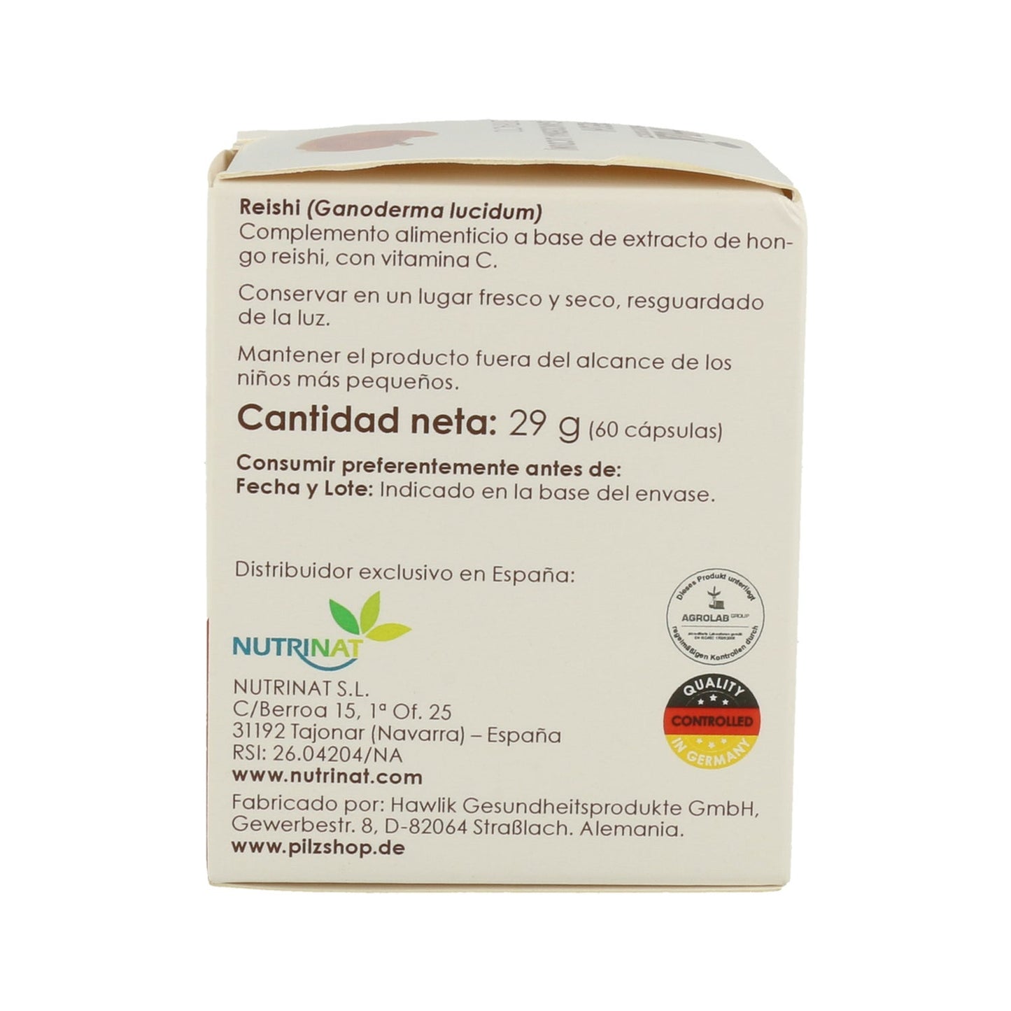 Hawlik Extracto Puro de Reishi 60caps