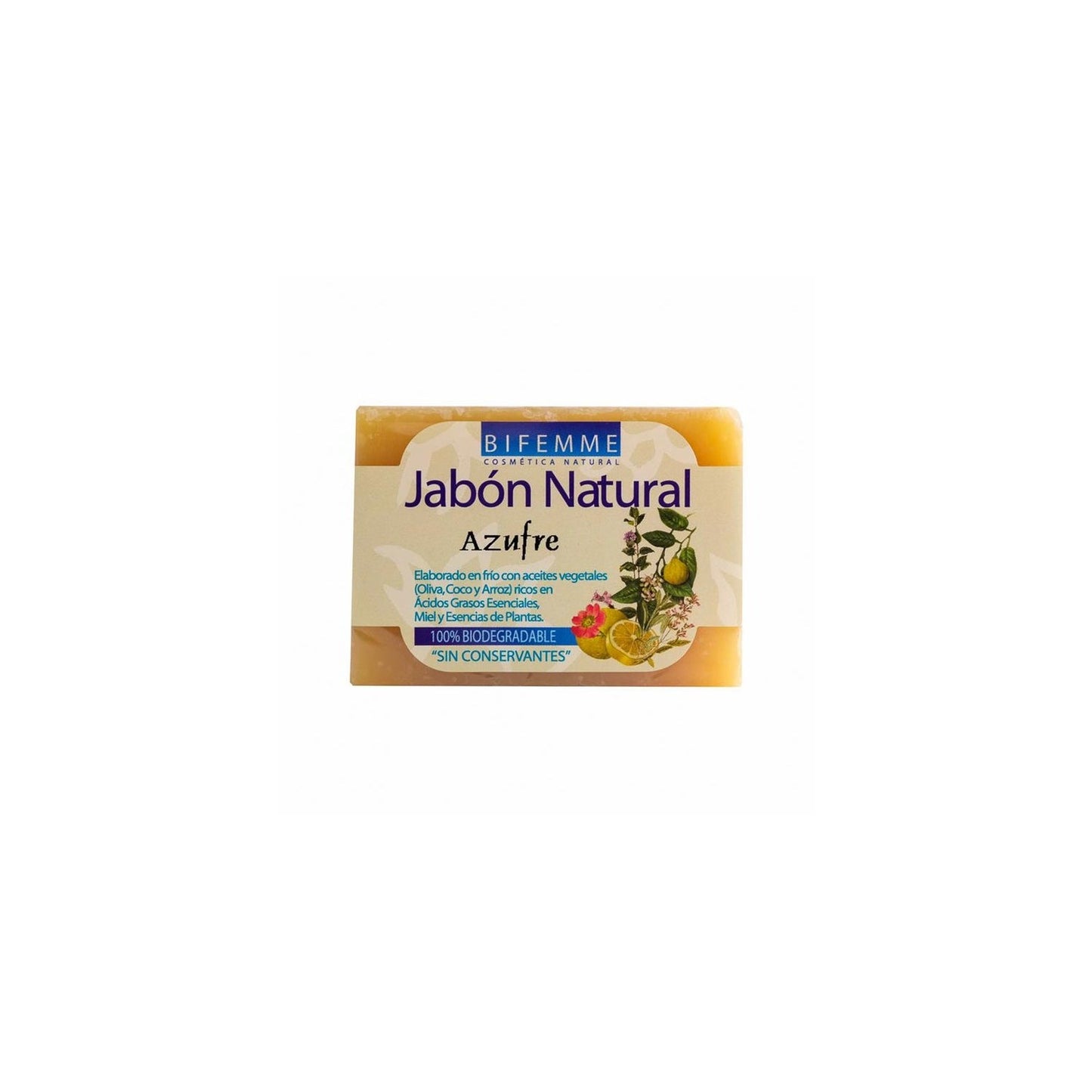 Bifemme Jabón Natural de Azufre 100 g