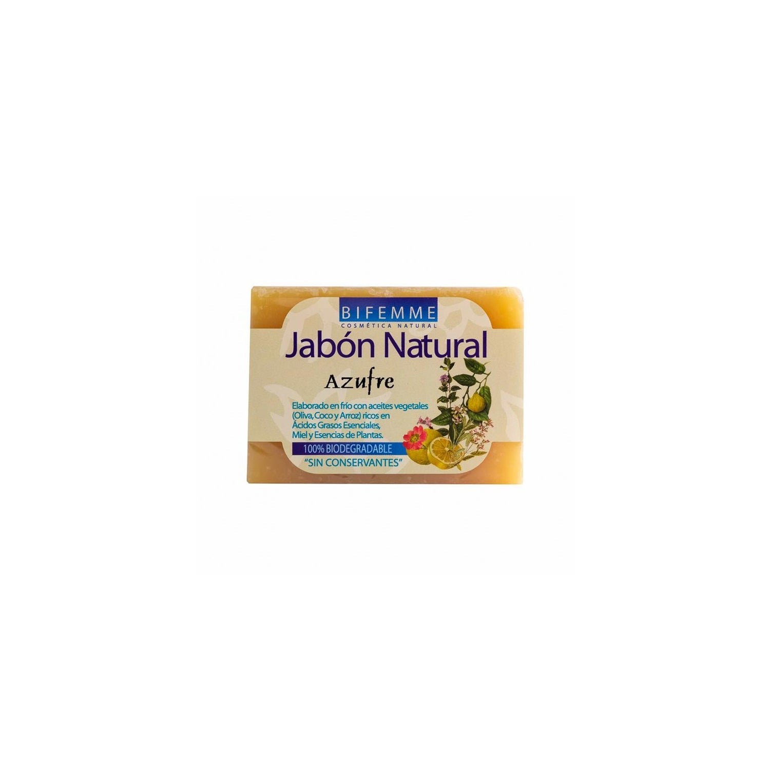 Bifemme Jabón Natural de Azufre 100 g
