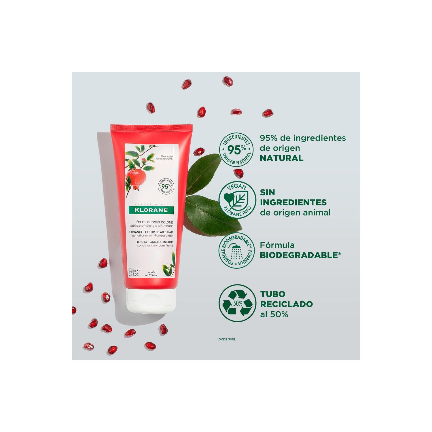 Klorane Acondicionador a la Granada 200ml