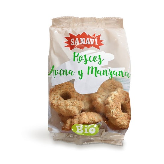 Sanavi Roscos Avena Manzana Bio 150 g