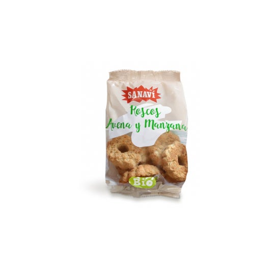 Sanavi Roscos Avena Manzana Bio 150 g