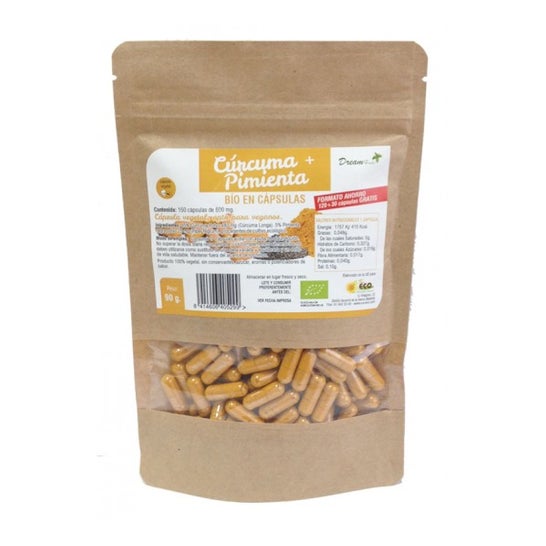 Dreamfoods Cúrcuma Pimienta Eco 150caps