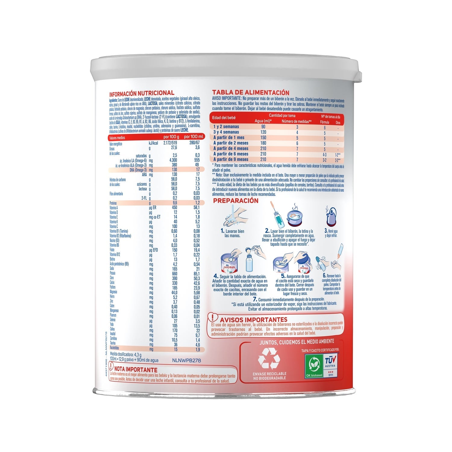 Nidina 1 800g