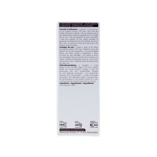 Pranarôm Aceite Esencial de Bergamota 10ml
