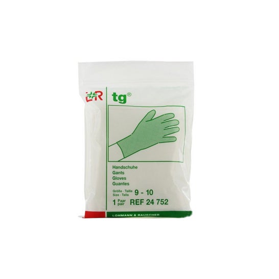Tg Guante Dermatológico Algodón 9 10 1 par