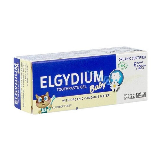 Elgydium Baby Gel Dentífrico Agua de Manzanilla Orgánica 30ml