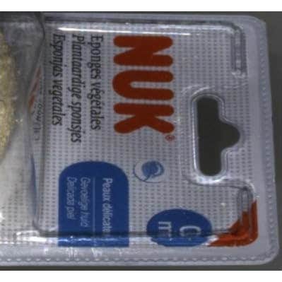 Nuk Esponja Vegetal Bebe 100 % 2 Unidades
