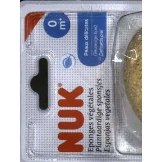 Nuk Esponja Vegetal Bebe 100 % 2 Unidades