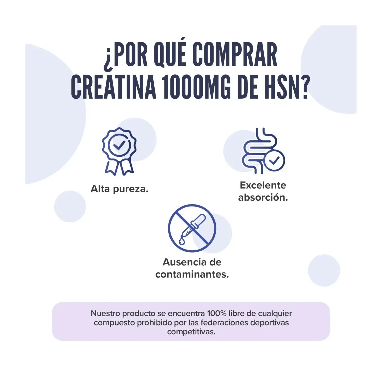 HSN Creatina Monohidrato 1000mg Creatina 120vcaps