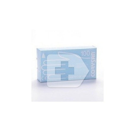 Guantes Corysan vinilo talla pequeña 100uds