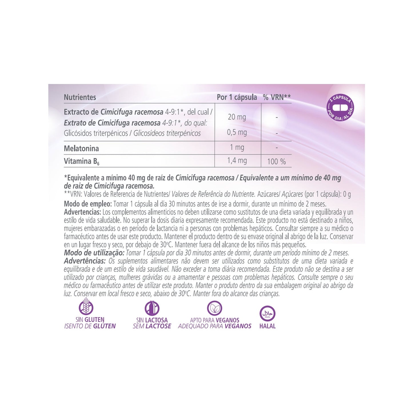CimiNocta - 30 cápsulas