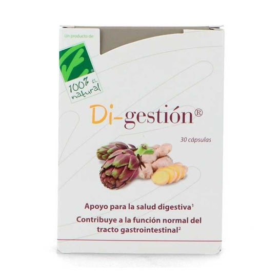 100% Natural Di-Gestión 30caps