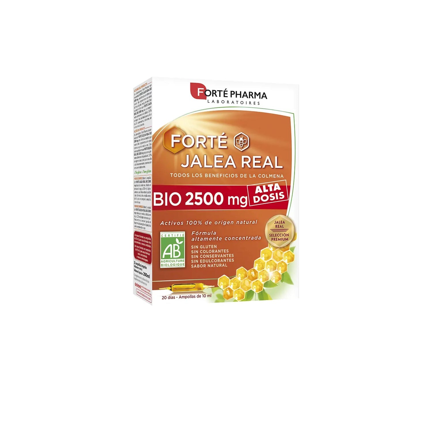 Forte Pharma Jalea real bio 2500mg 20 ampollas