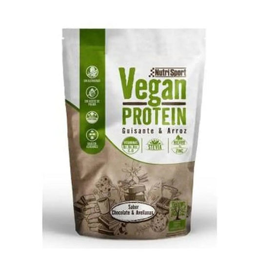 Nutrisport Vegan Proteína Choco Avellanas 520 g