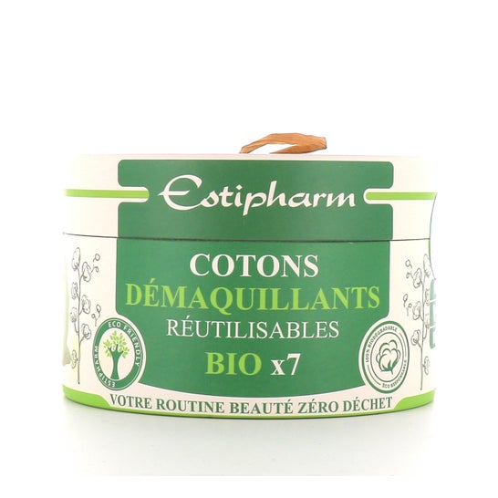 Estipharm Cotons Démaquillantes Réutilisables 7 uds