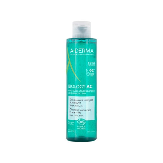 A-Derma Biology AC Gel Espumoso Limpiador Purificante 200ml