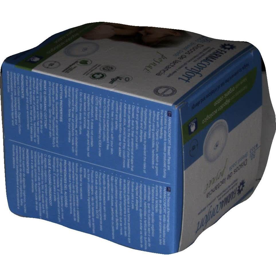 Farmaconfort discos absorbentes lactancia 100% algodón 30uds