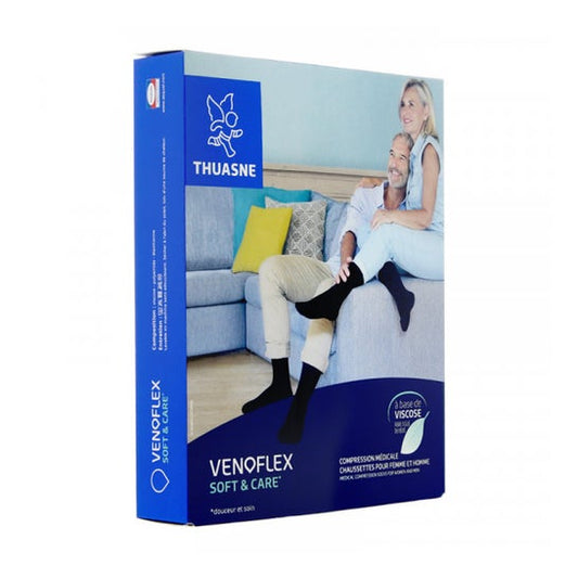 Thuasne Venoflex Soft & Care Class Socks Negro T0N 1 Par
